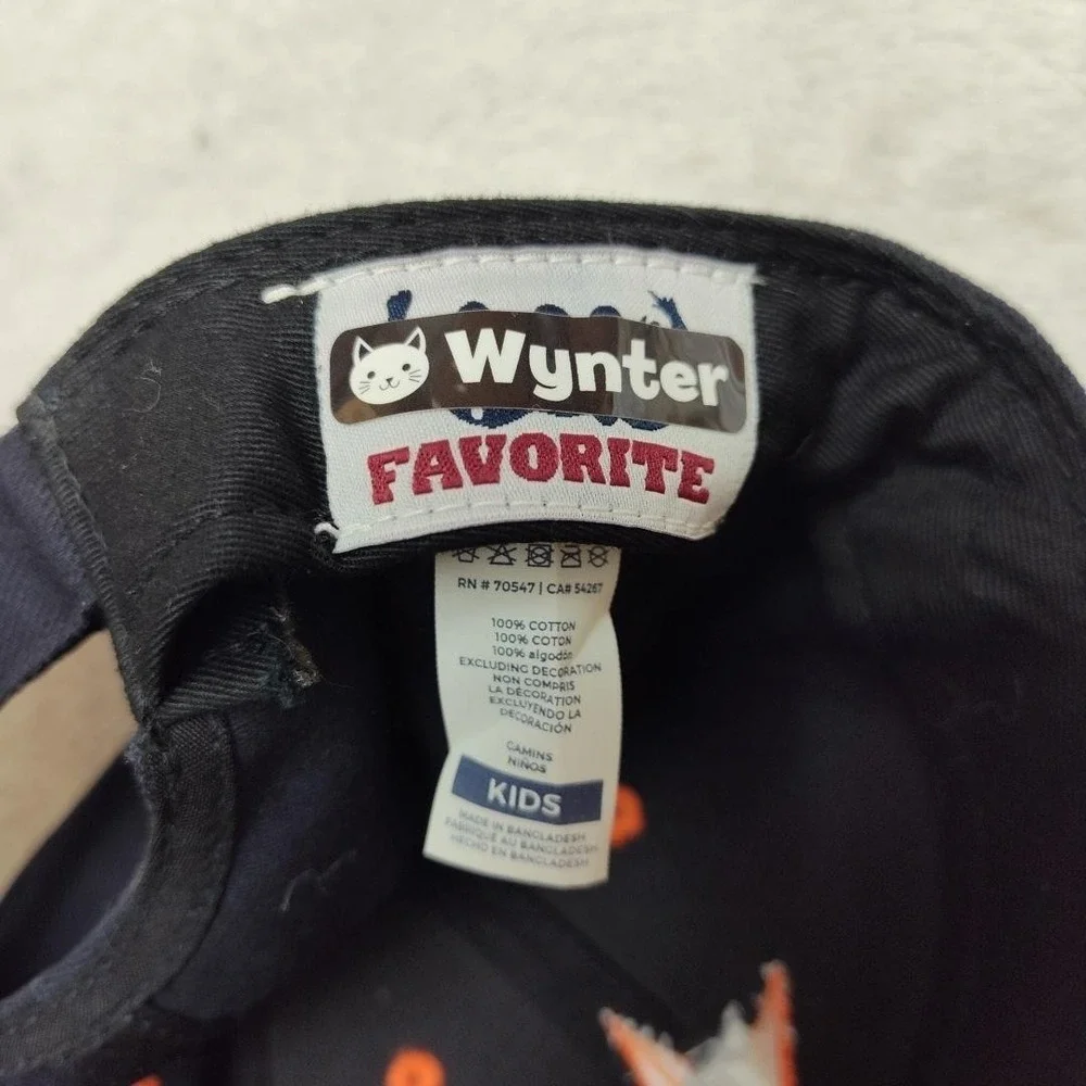 Wynter Favorite‎ Hat Cap Strap Back Boys Adjustable Blue Embroidered Baseball